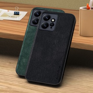 เคสโทรศัพท์มือถือหนัง ลายไม้เทอร์โบ สําหรับ xiaomi redmi note 12 pro plus xiaomi redmi note 12 pro plus