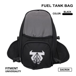 JFG MOTO Universal Black Motorcycle Bag Cycling Bag Fuel Oil Fuel Tank Bag Waterproof Motorbike Accessories Parts