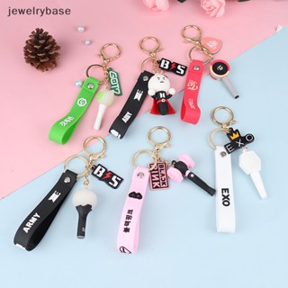 [jewelrybase] พวงกุญแจ จี้แท่งไฟ Kpop BTS TWICE NCT EXO BLACKPINK GOT7 สไตล์บูติก