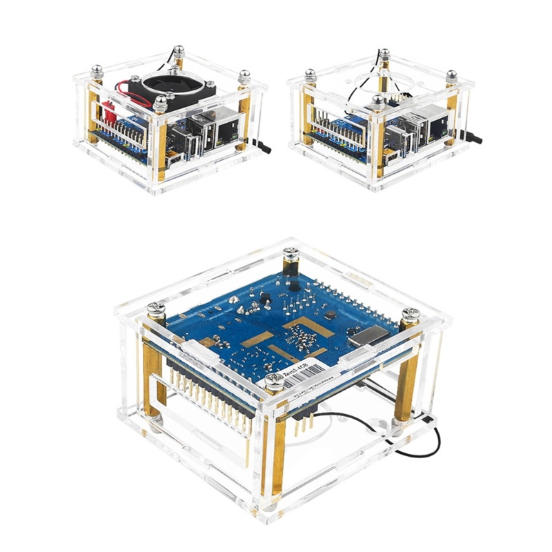 Fir เคสอะคริลิคสําหรับ Orange Pi Zero3 Enclosure Shells พอร์ตเปิดที่แม่นยํา