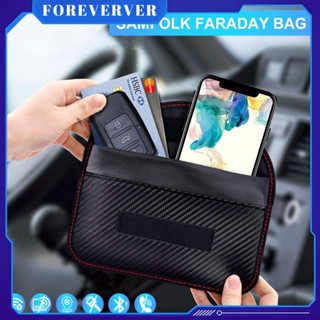 กระเป๋าปิดกั้นสัญญาณ Faraday กระเป๋า Shield Cage Pouch Anti Theft Key Pouch Wallet Phone Case For Cell Phone Privacy Protection fore