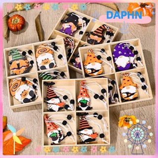 Daphs จี้ไม้ รูปโนม แฮนด์เมด DIY สําหรับแขวนตกแต่งปาร์ตี้ฮาโลวีน