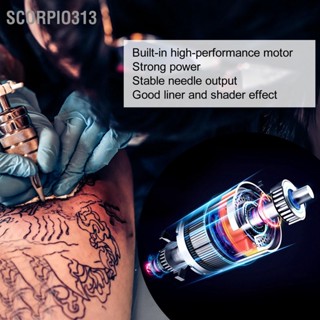 Scorpio313 เครื่องสักแบบ Dual Interface Liner Shader Motor เครื่องสัก DC / Hook Line