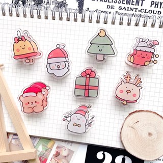[Lovefix Pen] คลิปหนีบหนังสือ อะคริลิค ลายการ์ตูนสัตว์น่ารัก สองด้าน 24 ชั่วโมง