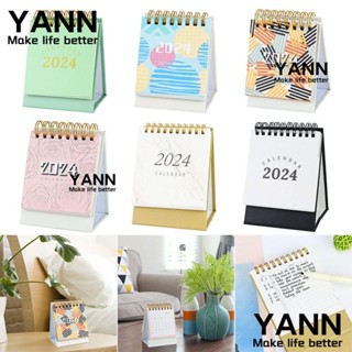 Yann1 ปฏิทินตั้งโต๊ะ ขนาดเล็ก อเนกประสงค์ เขียนรายปี 2023.6-2014.12