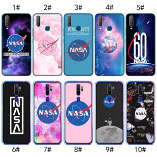 เคสใส ลายโลโก้ Nasa สําหรับ OPPO A15 A15S A16 A16S A53S A56 A55 A94 F19 Pro MZD123