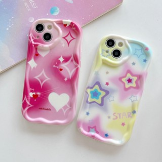 เคสซิลิโคนนิ่ม ลายคลื่น สําหรับ Vivo Y02 Y17 Y15S Y16 Y19 Y20 Y21 Y27 Y22 Y35 Y50 Y30 Y51 Y75 Y36 Y27 Y91 V9 V15 V21e V25 V23 V23e V27 V27e T1 S1 Pro | St Y19