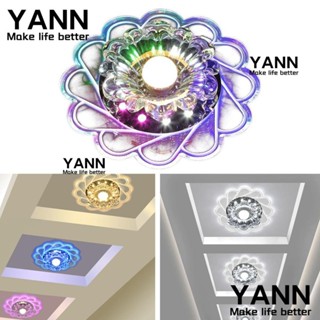 Yann1 โคมไฟระย้า LED คริสตัล รูปดอกไม้ สําหรับตกแต่งเพดาน ห้องครัว