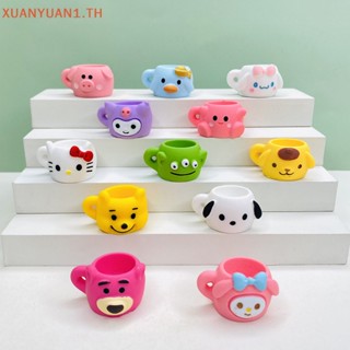 SANRIO Xuan พวงกุญแจ รูปการ์ตูนซานริโอ้ สีแคนดี้ สําหรับบ้านตุ๊กตา DIY 5 ชิ้น