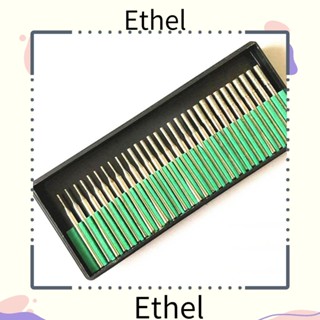 Ethel1 ดอกสว่านเพชร ก้าน 1/8 คละขนาด 1 มม. 2 มม. 3 มม. 30 ชิ้น