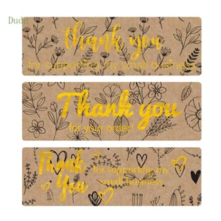 Dudu สติกเกอร์ฉลาก ลาย Thank You for Your Order สําหรับตกแต่ง 120 ชิ้น