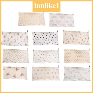 Innlike1 ผ้ากันเปื้อน ผ้าฝ้าย 6 ชั้น อุปกรณ์เสริม สําหรับอาบน้ําเด็กแรกเกิด