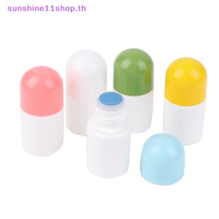 Sunshop ขวดลินิเมนท์ พร้อมฟองน้ํา 30 มล. สีขาว สีฟ้า
