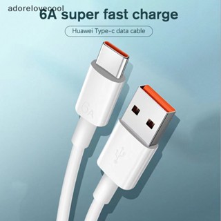 Adth สายชาร์จ USB Type-c 6A 66W 1/1.5 ไมล์ ชาร์จเร็วมาก สําหรับ xiaomi Samsung Huawei Martijn