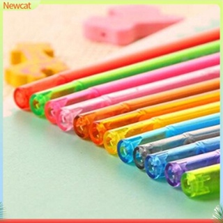 {Newcat} ชุดเครื่องเขียน ปากกาเจล ลายการ์ตูนดาวน่ารัก 12 สี สําหรับนักเรียน