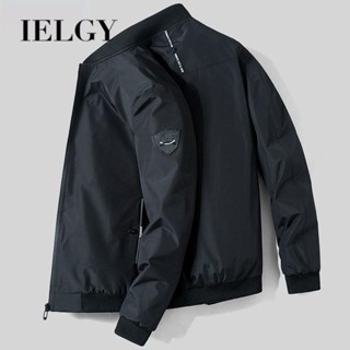 IELGY เสื้อแจ็กเก็ตเบสบอลลําลอง พลัสไซซ์ สไตล์สปอร์ต สําหรับผู้ชาย