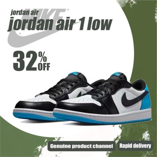 Jordan Air Jordan 1 Low retro (Black and Dark Powder Blue)