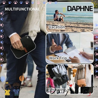 Daphne RFID กระเป๋าหนังใส่หนังสือเดินทาง แบบบางพิเศษ อเนกประสงค์