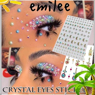 Emilee สติกเกอร์รอยสักชั่วคราว แต่งตา อายแชโดว์ เครื่องประดับ แต่งหน้า