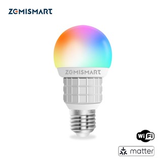 Zemismart Wi-Fi Matter E27 Bulb หลอดไฟ Wi-Fi รองรับ Matter สั่งงานด้วยเสียง ปรับสี ความสว่างได้ผ่านแอป Matter over Wi-Fi