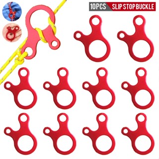 10pcs Quick Knot Tent Wind Rope Buckles Antislip Camping Tightening Hook