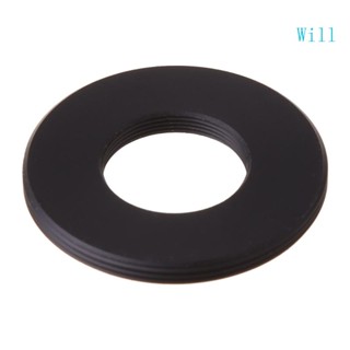 Will CS C-RMS แหวนอะแดปเตอร์เลนส์กล้อง RMS เป็น C CS เมาท์ C สําหรับกล้องอุตสาหกรรม M20 M25 Macro Photogr