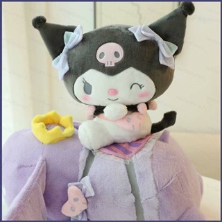 หมอนตุ๊กตานุ่ม รูปการ์ตูน Eula Sanrio Kuromi and Baku เหมาะกับของขวัญ สําหรับตกแต่งบ้าน