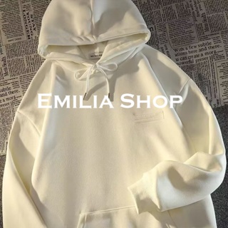 EMILIA SHOP  เสื้อผ้าผู้ญิง แขนยาว เสื้อฮู้ด  Beautiful ทันสมัย ins สไตล์เกาหลี A98J1HP 36Z230909