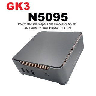 หน้าจอแสดงผล GK3V PRO N5095 Mini PC 2.4G 5G บลูทูธ 4.2 VGA Dual HD DDR4 SSD RJ45 LAN Desktop VS MINIS N5095