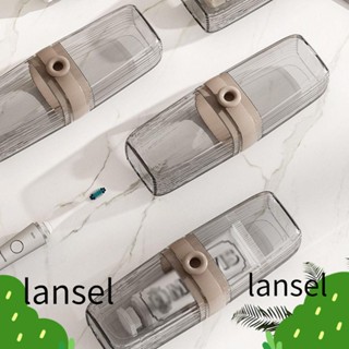 Lansel ที่ใส่แปรงสีฟัน ที่ทําความสะอาดฟัน ถ้วยแปรงสีฟัน แบบพกพา คุณภาพสูง ถ้วยน้ํายาบ้วนปาก โปร่งใส น้ําหนักเบา ที่เก็บแปรงสีฟันในห้องน้ํา