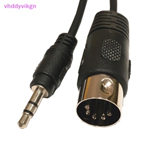 Vhdd สายเคเบิลแจ็คเสียงสเตอริโอ 3.5 มม. 3.5 มม. Aux ตัวผู้ เป็น MIDI Din 5 Pin MIDI ตัวผู้ ตัวเมีย 0.5 ม. สําหรับไมโครโฟน MIC TH