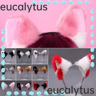 Eucalytus1 ที่คาดผมหูแมว อะนิเมะ คอสเพลย์ โลลิต้า เครื่องแต่งกาย เครื่องประดับผม พร็อพ