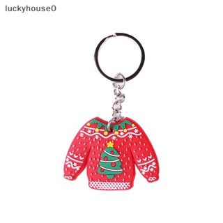 Luckyhouse0^^ พวงกุญแจ จี้การ์ตูนคริสต์มาส สําหรับเด็ก