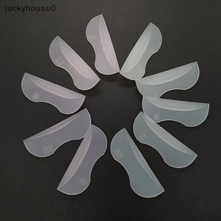 Luckyhouse0^^ แผ่นซิลิโคน 3D ใช้ซ้ําได้ สําหรับดัดขนตา 5 คู่