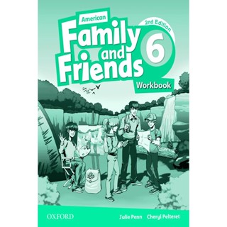 Bundanjai (หนังสือเรียนภาษาอังกฤษ Oxford) American Family and Friends 2nd ED 6 : Workbook (P)