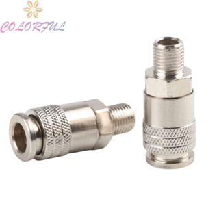 【COLORFUL】Reliable G14 Male Thread Quick Coupling Connector for Air Compressor EU Standard