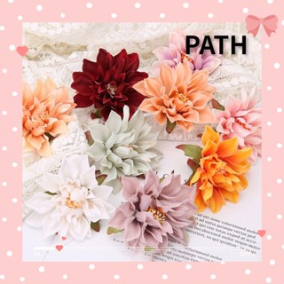 Path ดอกเบญจมาศประดิษฐ์ ผ้าไหม แฮนด์เมด 7 ซม. DIY สําหรับงานแต่งงาน 10 ชิ้น