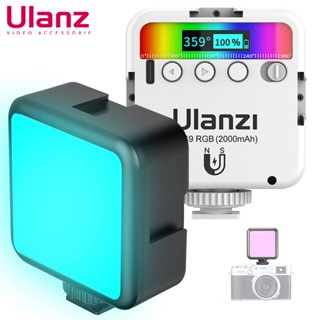 Ulanzi VL49 Rgb แผงไฟวิดีโอ Led 2000Mah แบบชาร์จไฟได้ สําหรับ Youtube Flip Tok