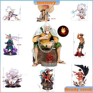 ใหม่ ฟิกเกอร์ One Piece Sun Deus Nika Engrenagem Luffy Sanji Zoro Ace Silvers Rayleigh ของเล่นเก็บสะสม ของขวัญ