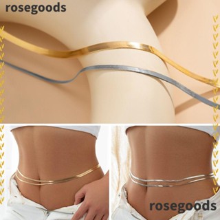 Rosegoods1 โซ่ร่างกายผู้หญิง บิกินี่ สองชั้น สวมเครื่องประดับร่างกาย