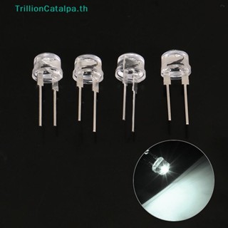 Trillioncatalpa หลอดไฟไดโอด LED 8 มม. ชิปใหญ่ 0.75W F8 มม. พลังงานสูง 20 ชิ้น