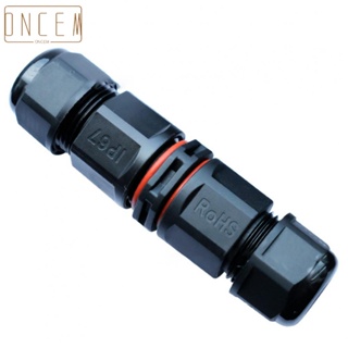 【ONCEMOREAGAIN】1*Connector -45℃~120 2/3 Cores (optional) Black Colour For Power Cords