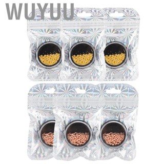 Wuyuu 3 Box Nail Art Fashionable Steel Ball DIY Metal Micro Beads Manicure Too US