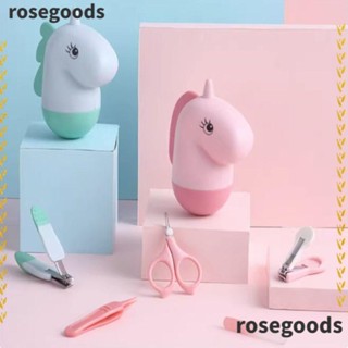 Rosegoods1 ชุดกรรไกรตัดเล็บเด็กทารก เครื่องมือกรรไกรตัดเล็บเด็กแรกเกิด