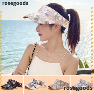 Rosegoods1 หมวกกันแดด ผู้หญิง ผู้ชาย เทนนิส กอล์ฟ ผ้าฝ้าย ที่บังแดด