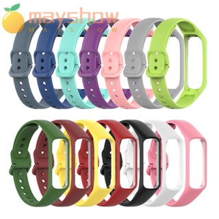 Mayshow สายรัดข้อมือ อุปกรณ์เสริม แบบเปลี่ยน สําหรับ Galaxy Fit 2 SM-R220