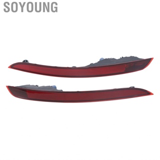 Soyoung Rear Bumper Light Red Housing Indicator Reflector Replacement For Porsche Cayenne PO536 2018-2023