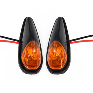 ⚡NEW 8⚡Side Marker Lights Yellow with Cables LED Indicator Energy saving 2pcs 12V