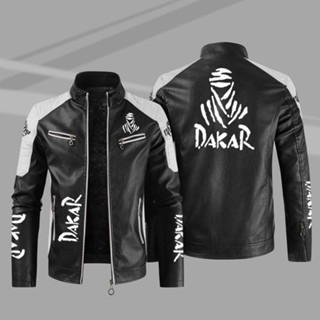 DAKAR LOGO jacket windbreaker cross-country custom leather long-sleeved thin rainproof jacket