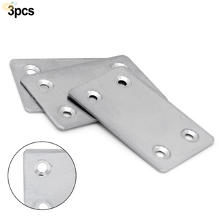 【VARSTR】Repair Plate Hardware Stainless Steel 3pcs Angle Corner Brackets Connecting